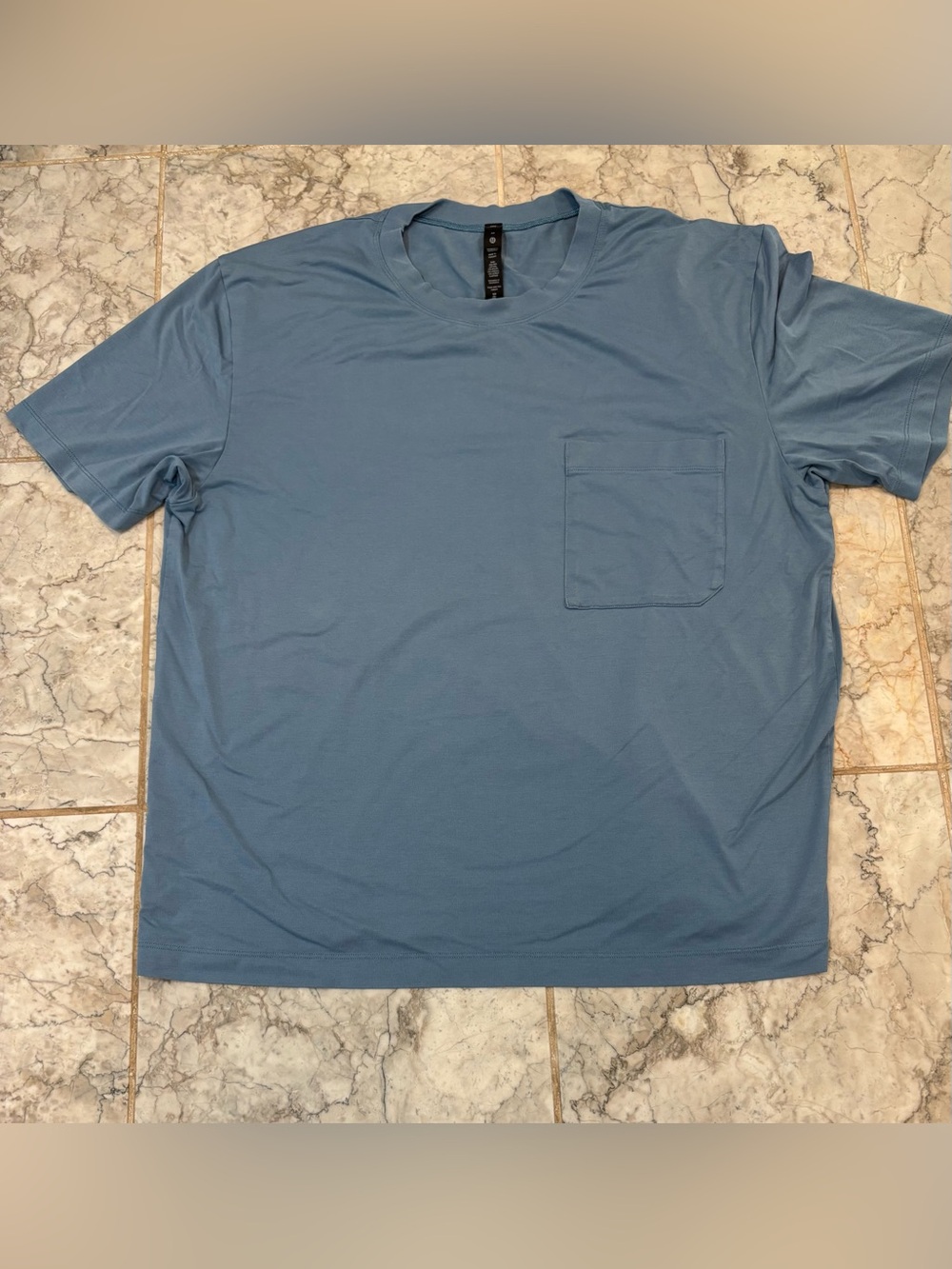 Lululemon The Fundamental Pocket T-Shirt Blue Medium